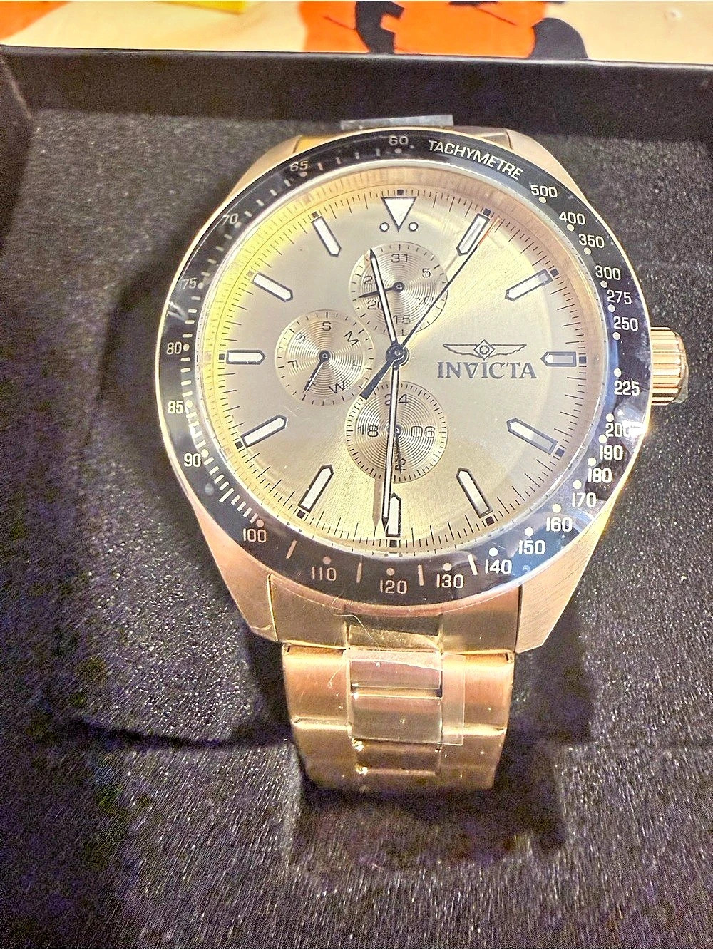 Brand New Invicta Aviator Storm Men's Watch - 45mm. Gold (38970)